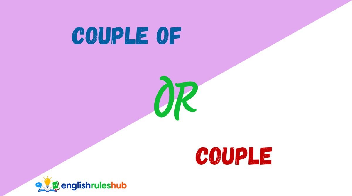 Couple of or Couple