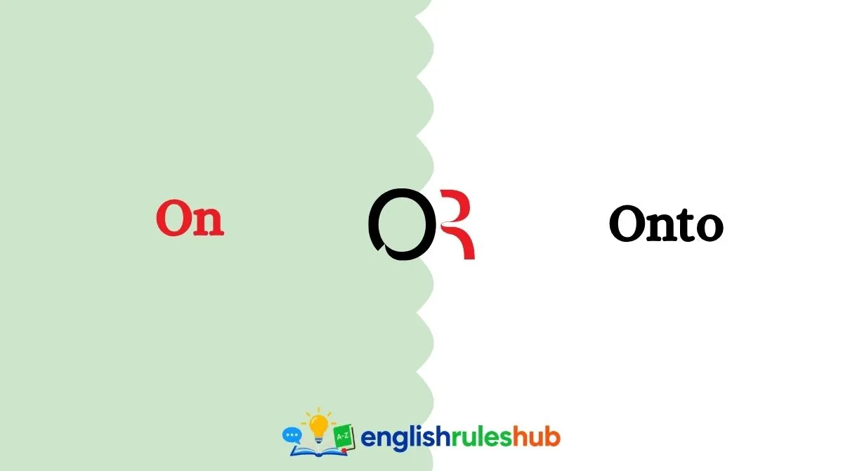Embed in, Into, On, or Onto