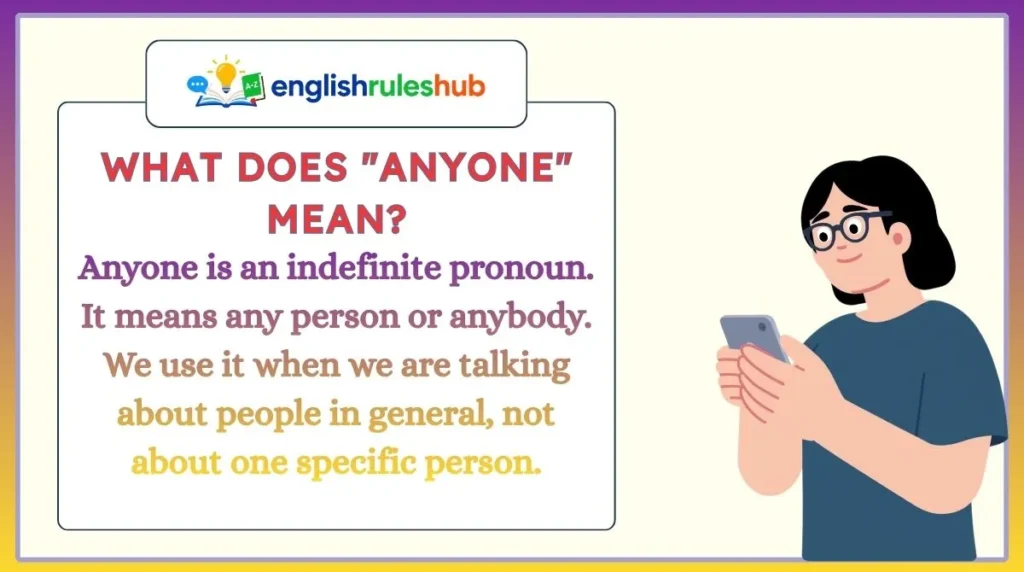 What Does "Anyone" Mean?