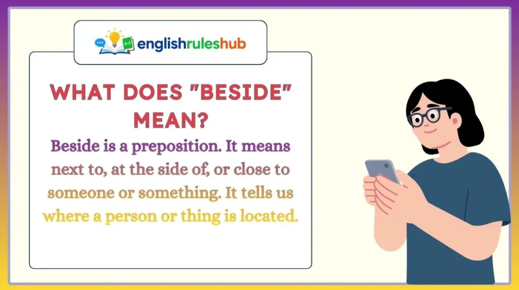 What Does "Beside" Mean?