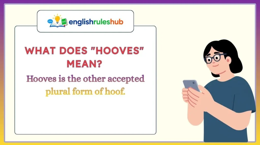 What Does "Hooves" Mean?