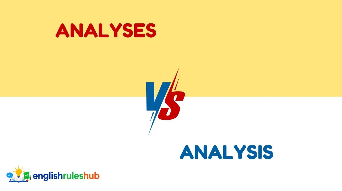 Analyses vs Analysis