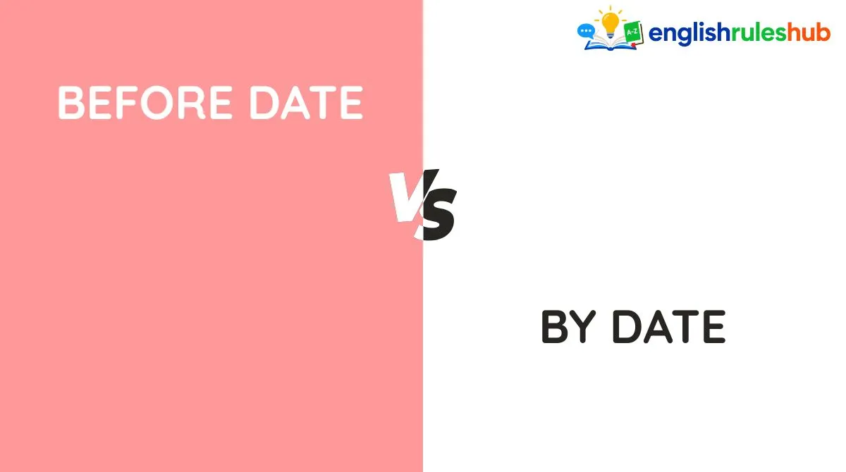 Before Date vs By Date
