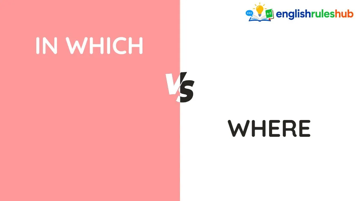 In Which vs Where