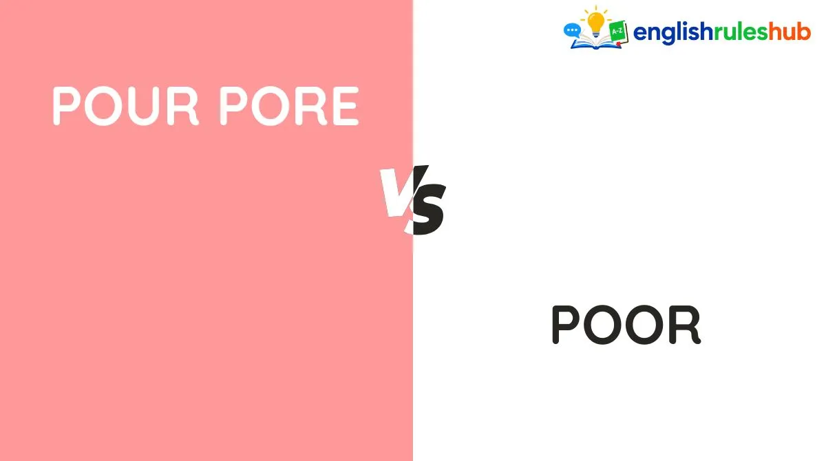 Pour Pore vs Poor
