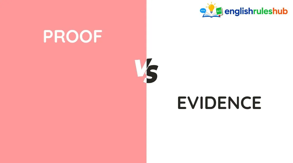 Proof vs Evidence