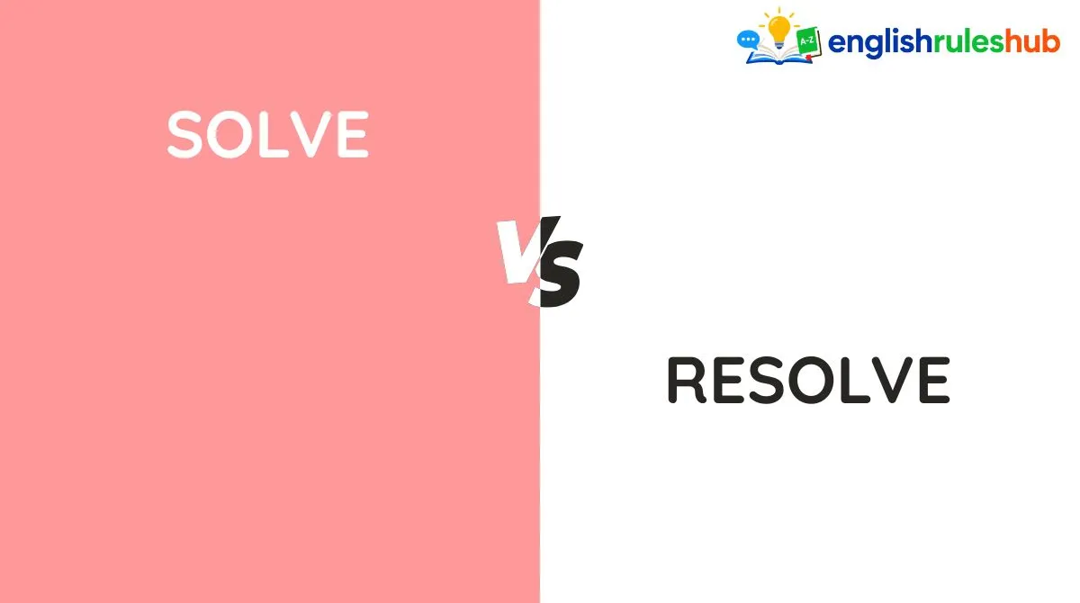 Solve vs Resolve