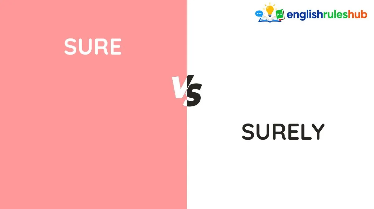 Sure vs Surely