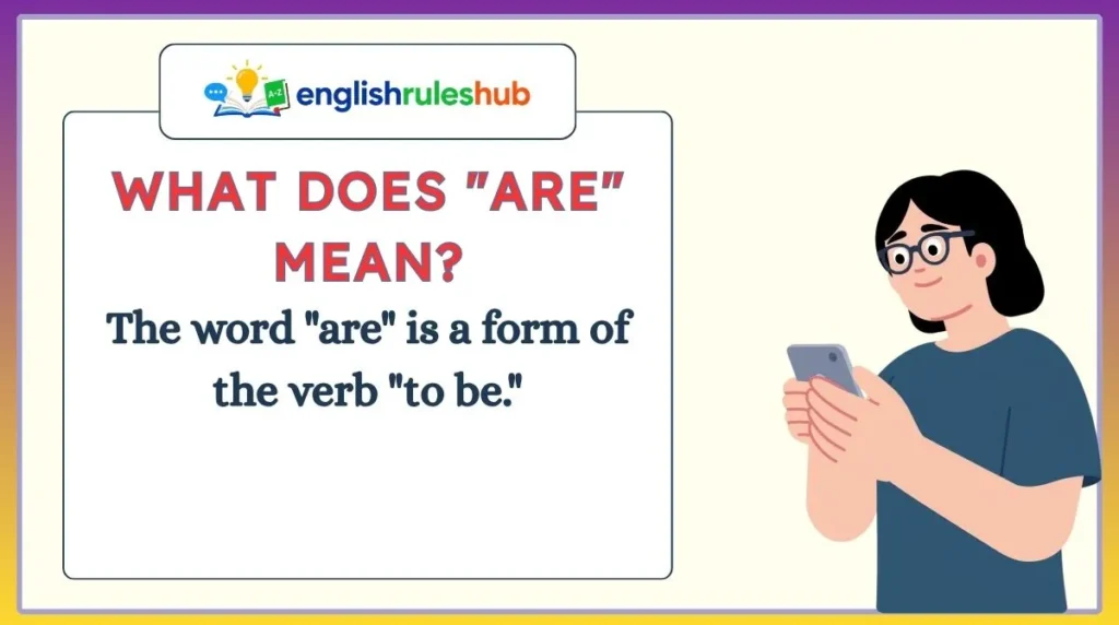 What Does "Are" Mean?