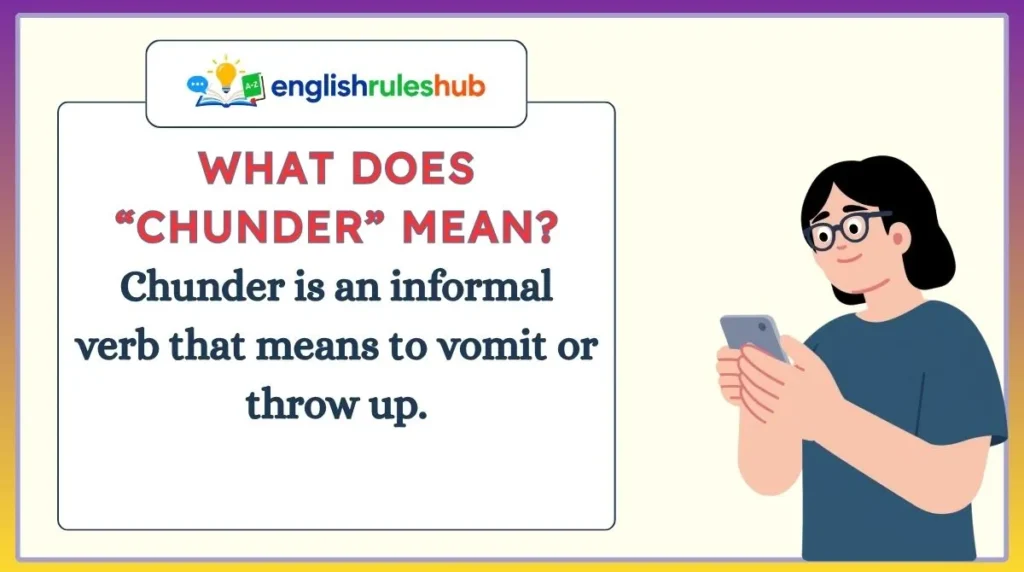 What Does “Chunder” Mean?
