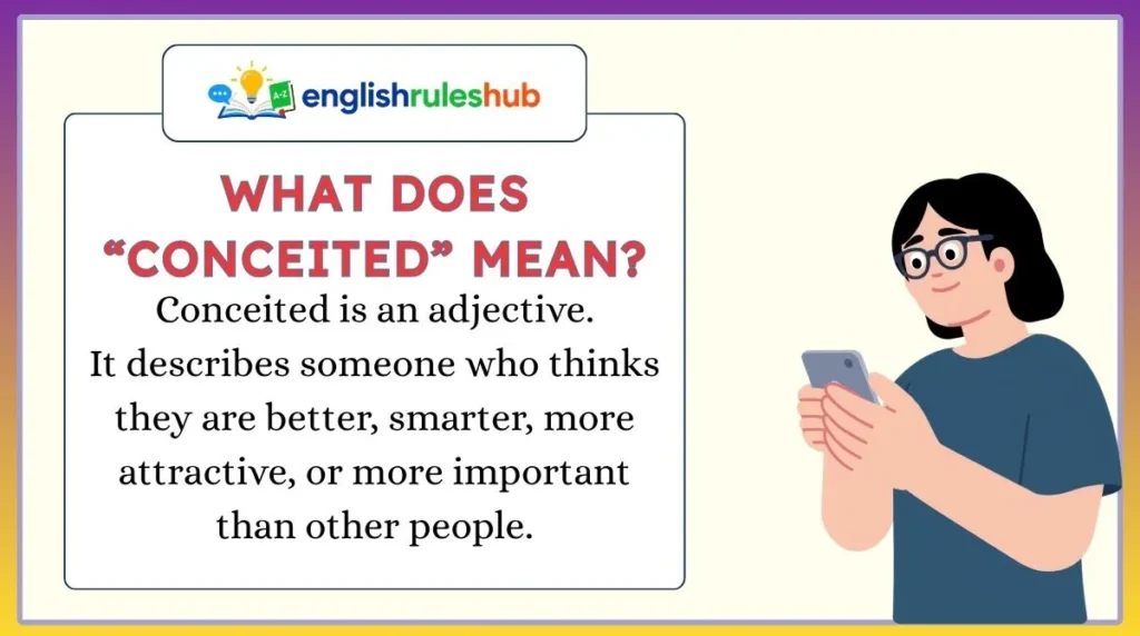 What Does “Conceited” Mean?