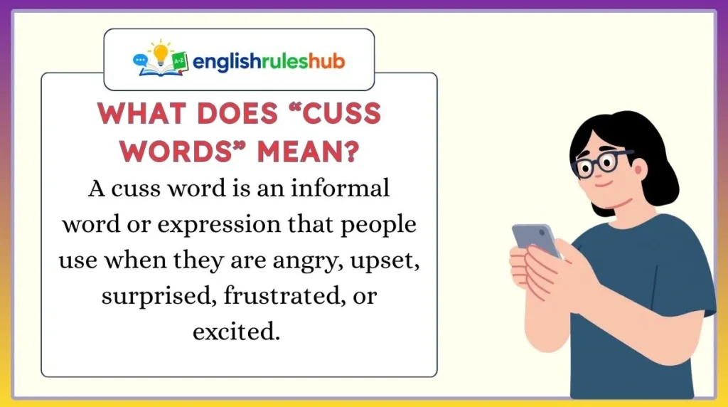 What Does “Cuss Words” Mean?