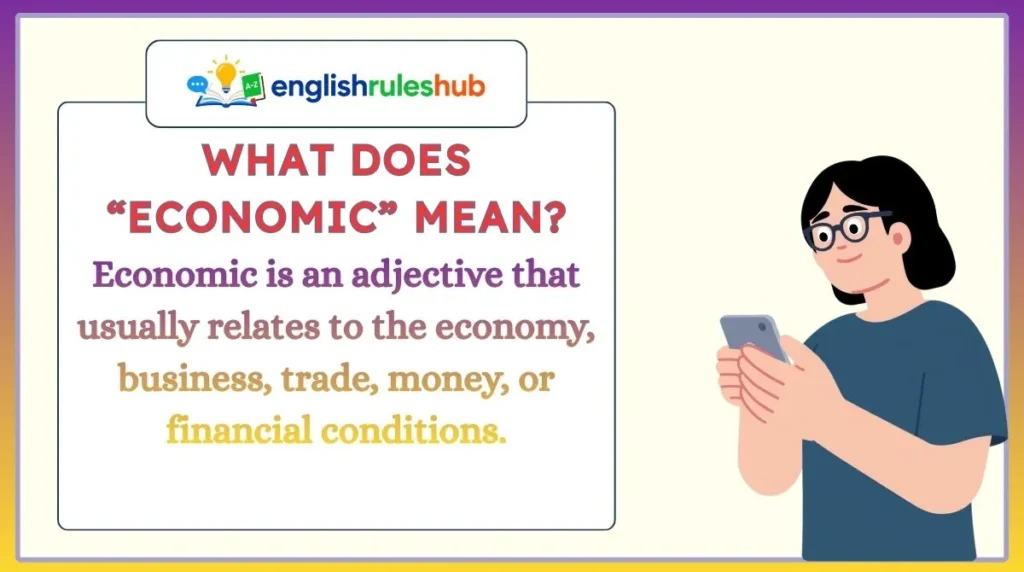 What Does “Economic” Mean?