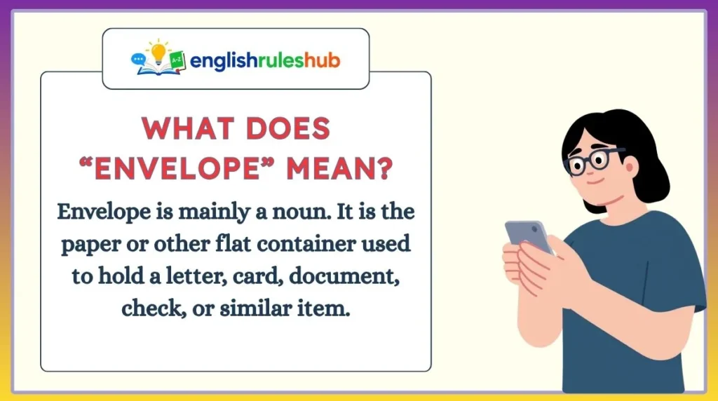 What Does “Envelope” Mean?