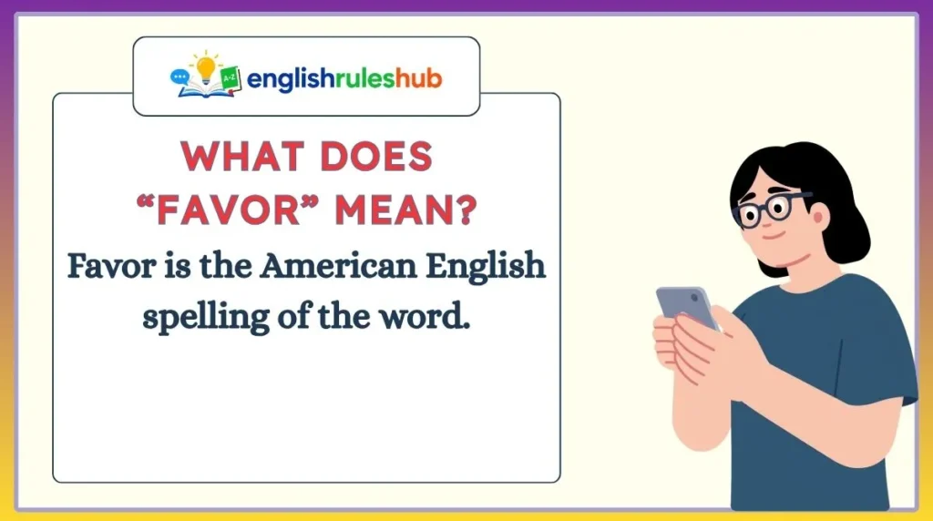 What Does “Favor” Mean?