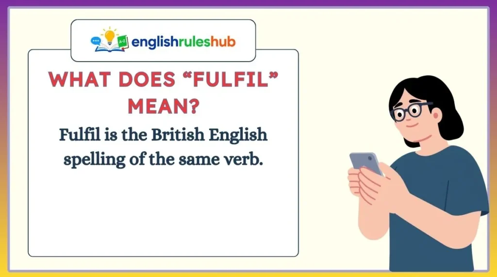 What Does “Fulfil” Mean?