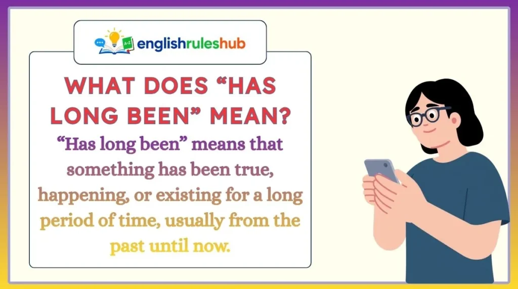 What Does “Has Long Been” Mean?
