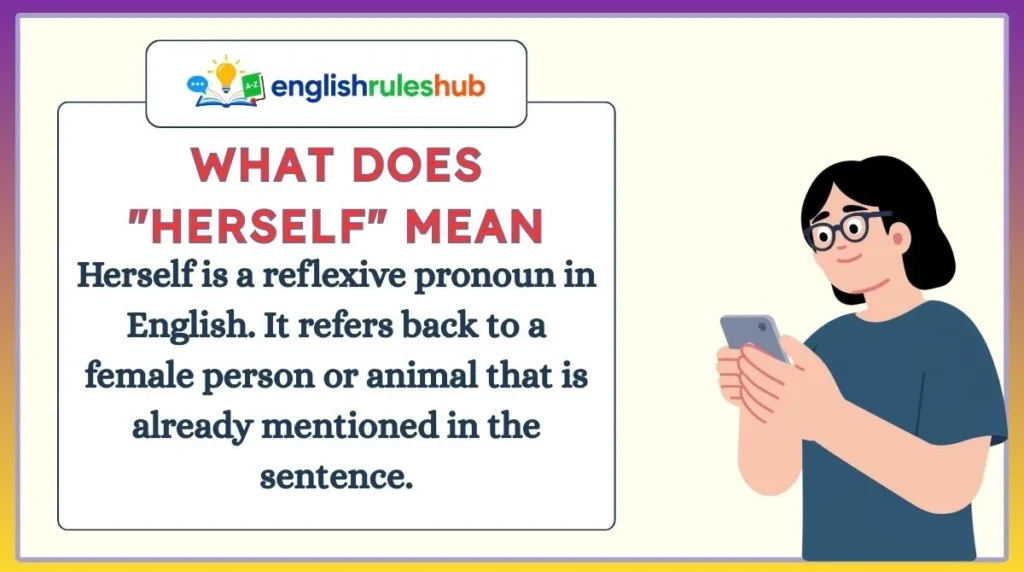 What Does "Herself" Mean