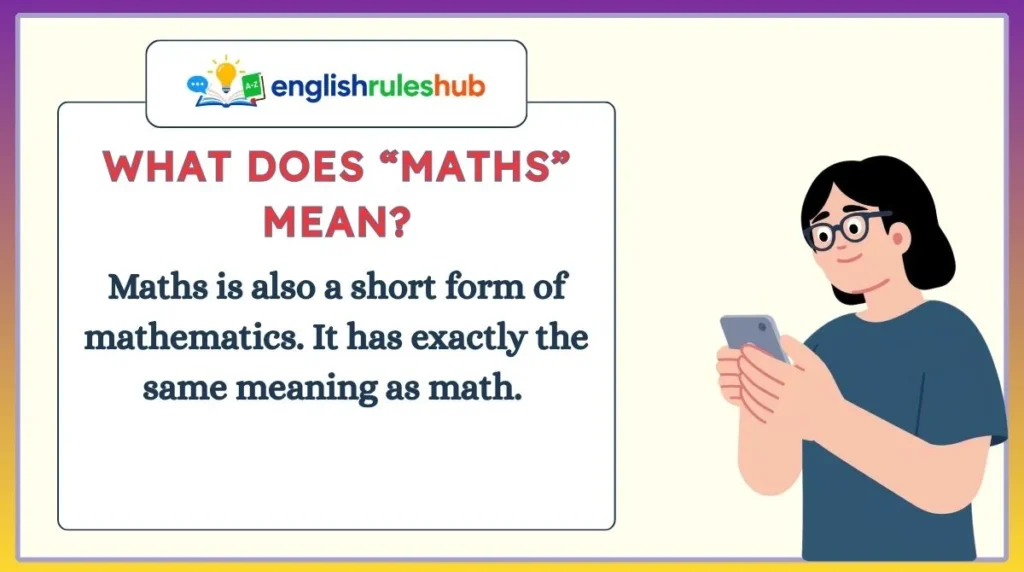 What Does “Maths” Mean?