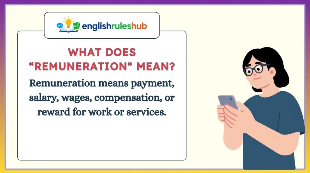 What Does “Remuneration” Mean?