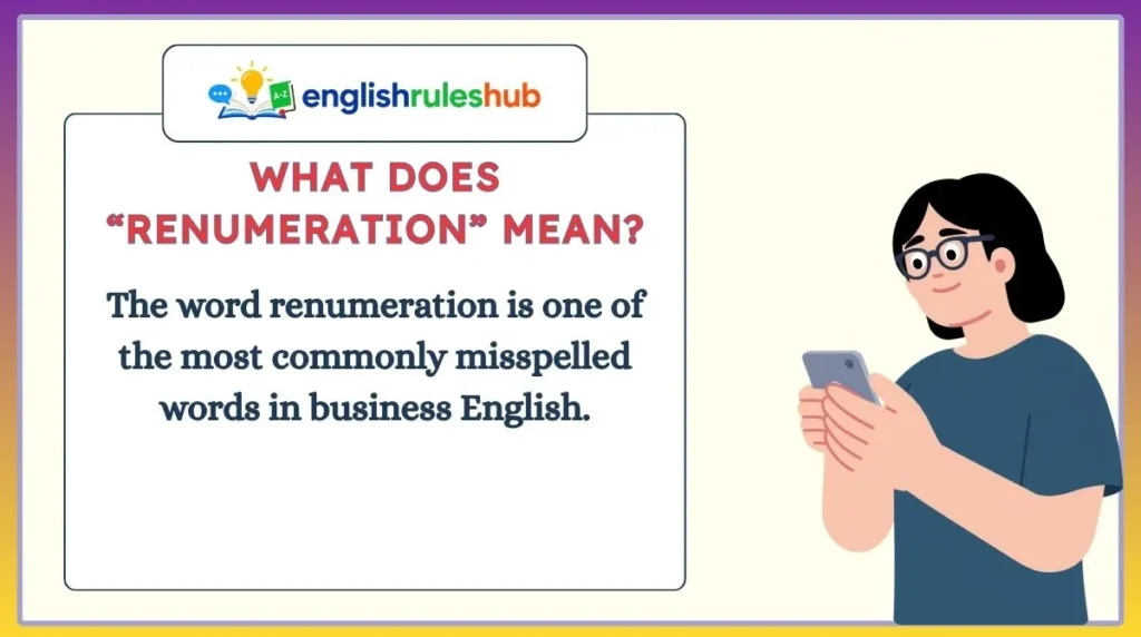 What Does “Renumeration” Mean?