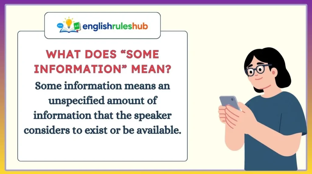 What Does “Some Information” Mean?