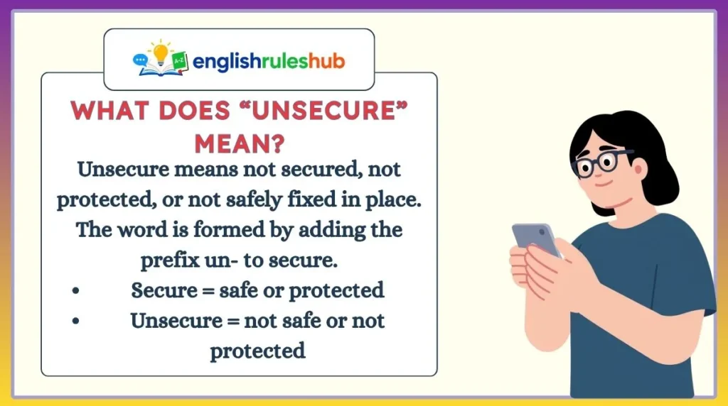 What Does “Unsecure” Mean?