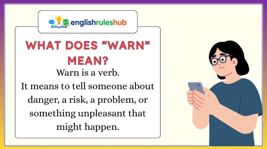 What Does “Warn” Mean?