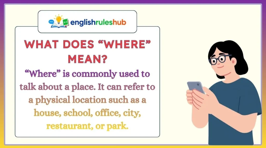 What Does “Where” Mean?