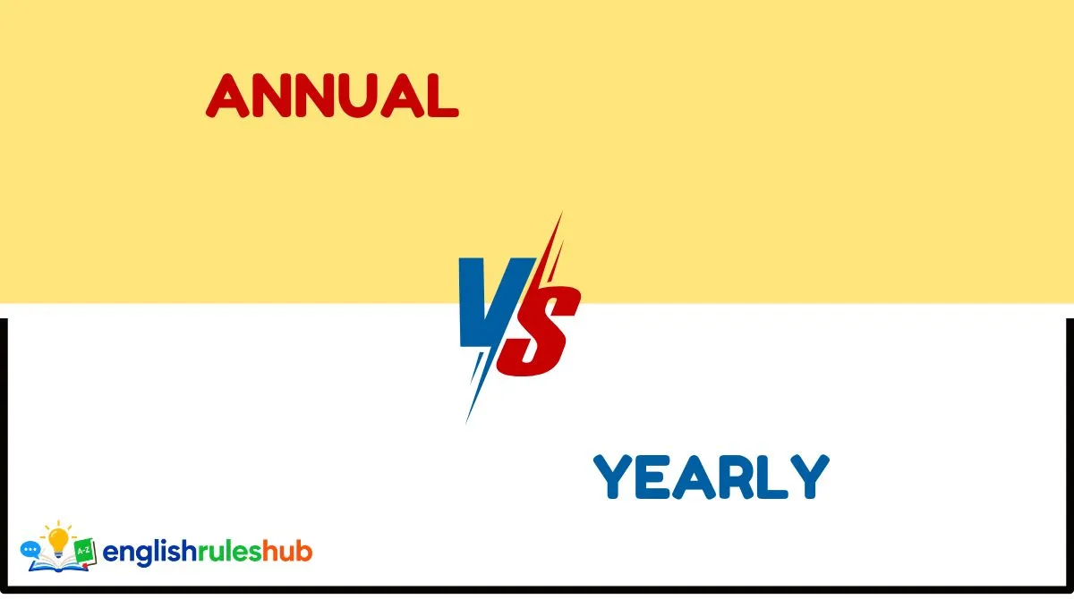 Annual vs Yearly vs Every Year