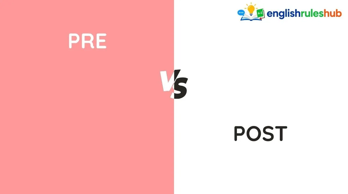 Pre vs Post