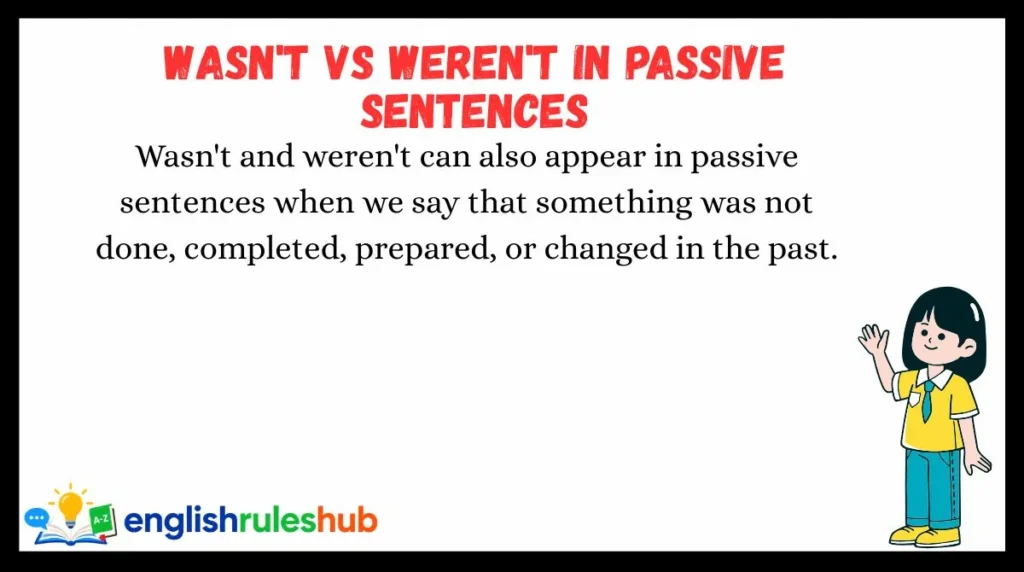 Wasn't vs Weren't in Passive Sentences