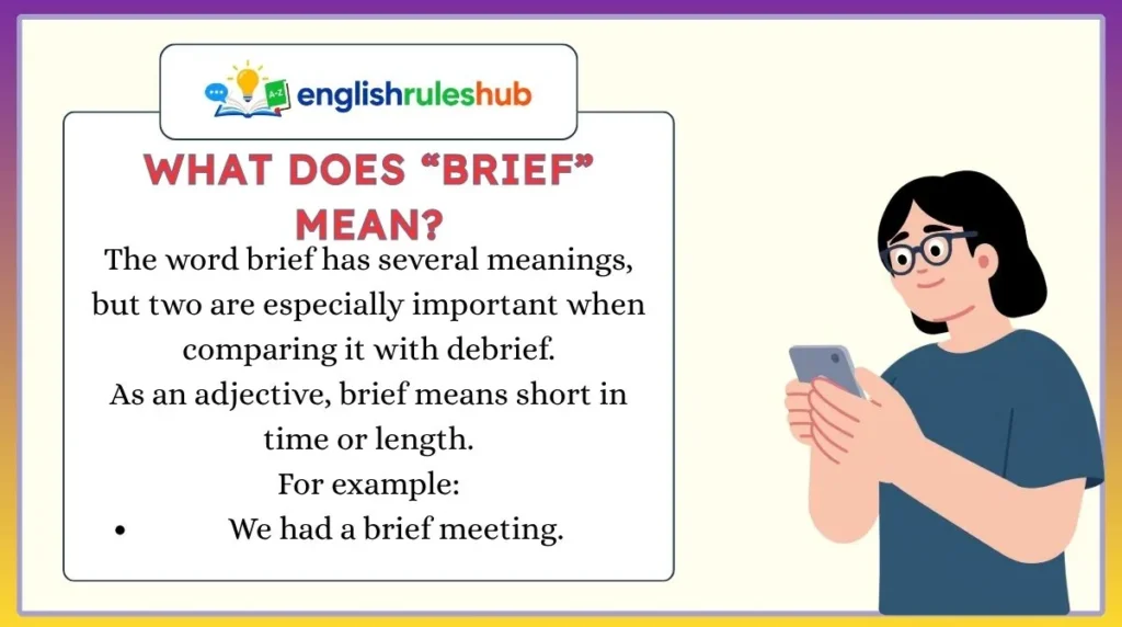 What Does “Brief” Mean?