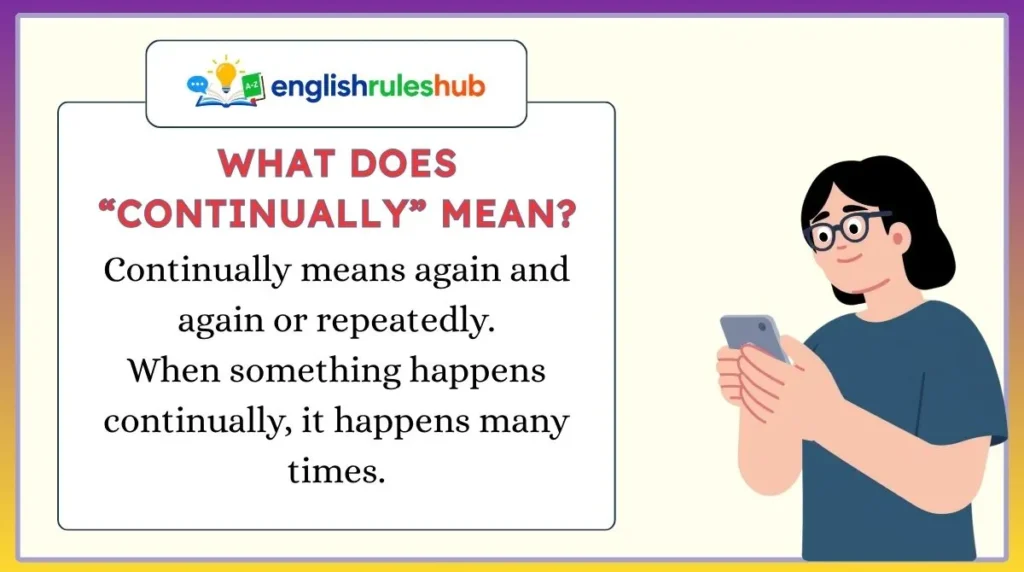 What Does “Continually” Mean?
