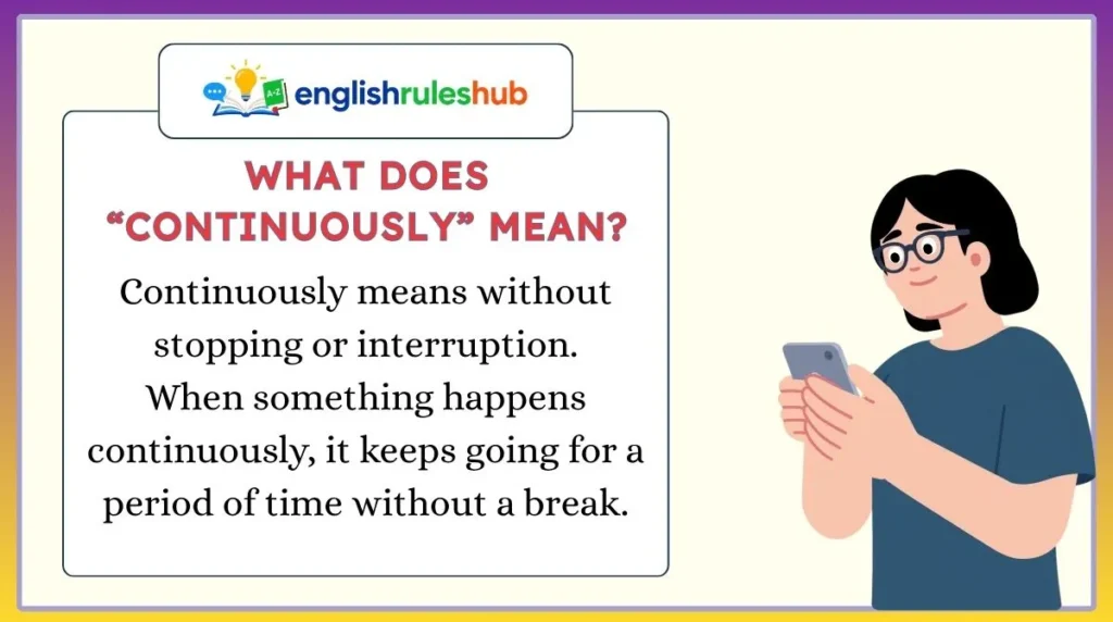 What Does “Continuously” Mean?
