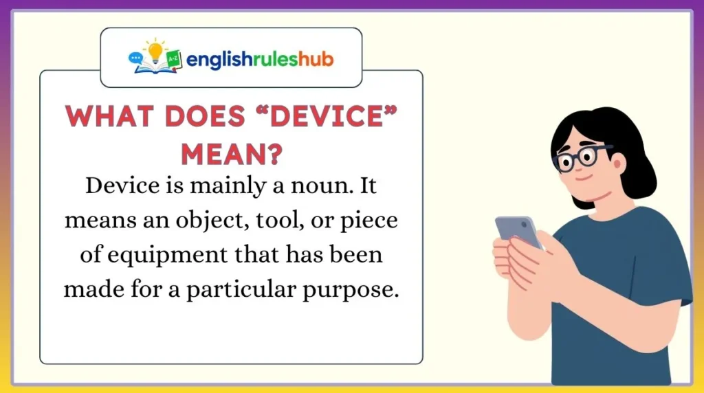 What Does “Device” Mean?