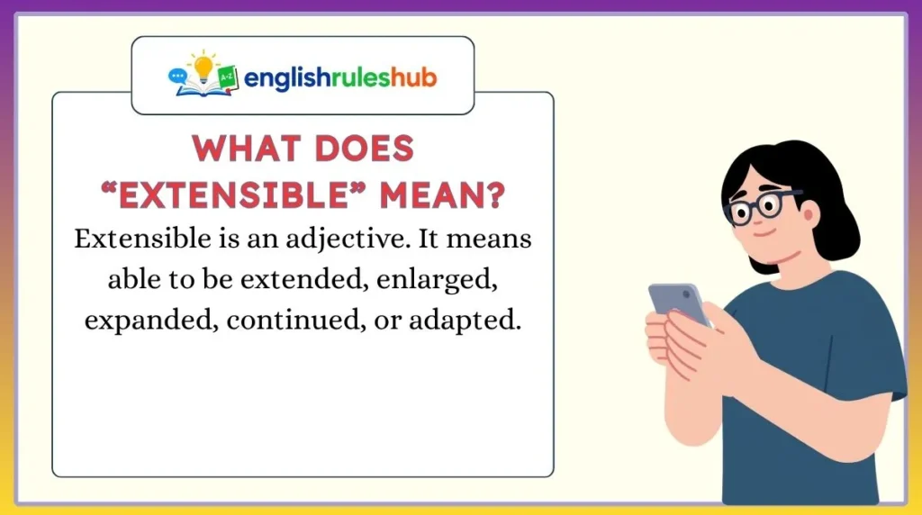 What Does “Extensible” Mean?