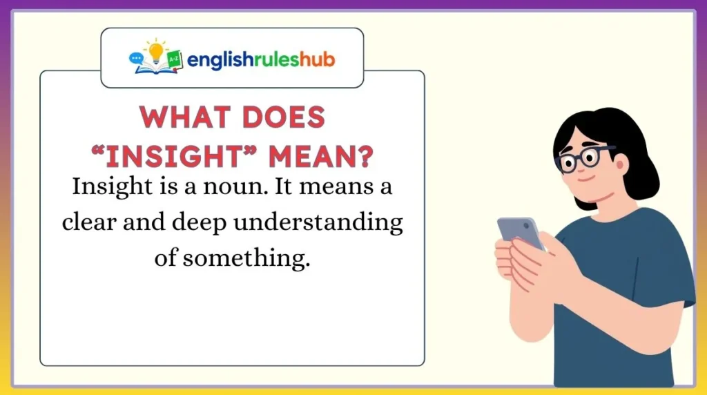 What Does “Insight” Mean?