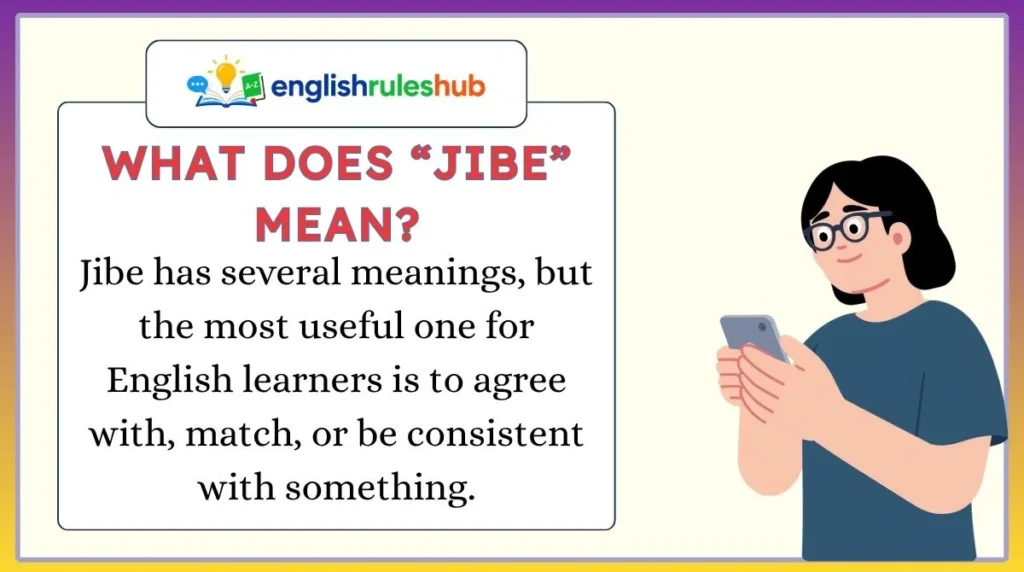 What Does “Jibe” Mean?