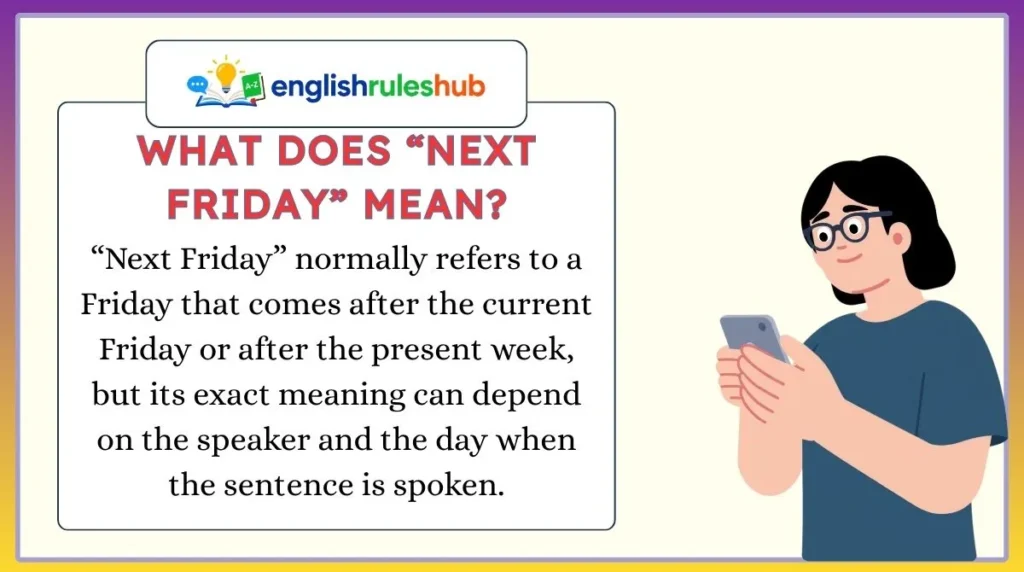 What Does “Next Friday” Mean?