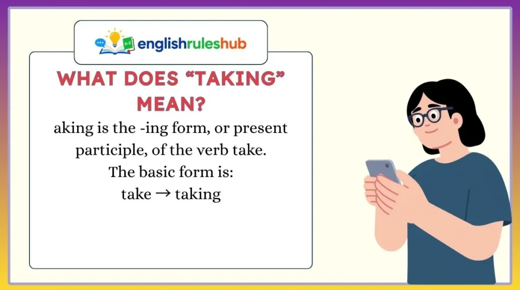 What Does “Taking” Mean?