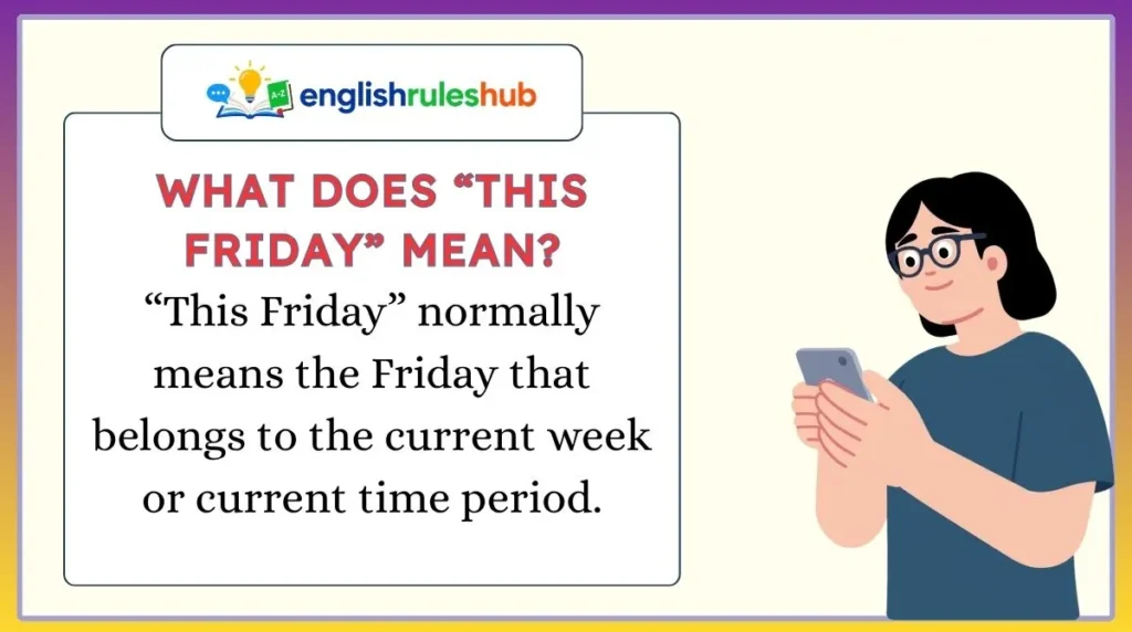 What Does “This Friday” Mean?