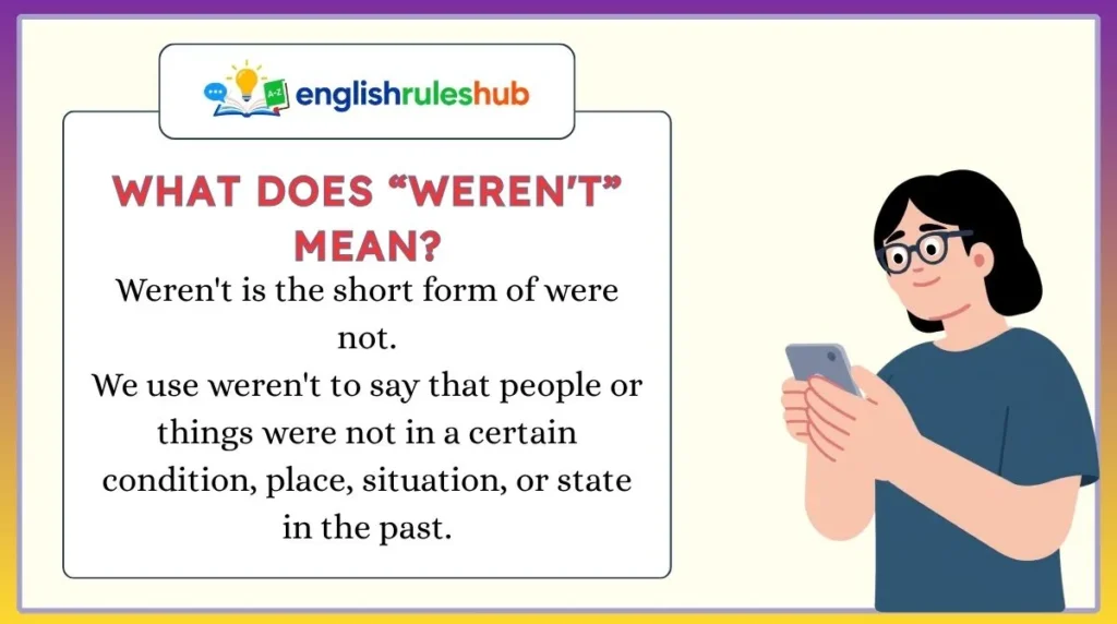 What Does “Weren't” Mean?