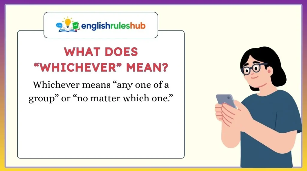 What Does “Whichever” Mean?