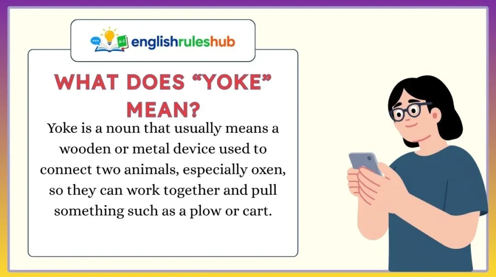 What Does “Yoke” Mean?