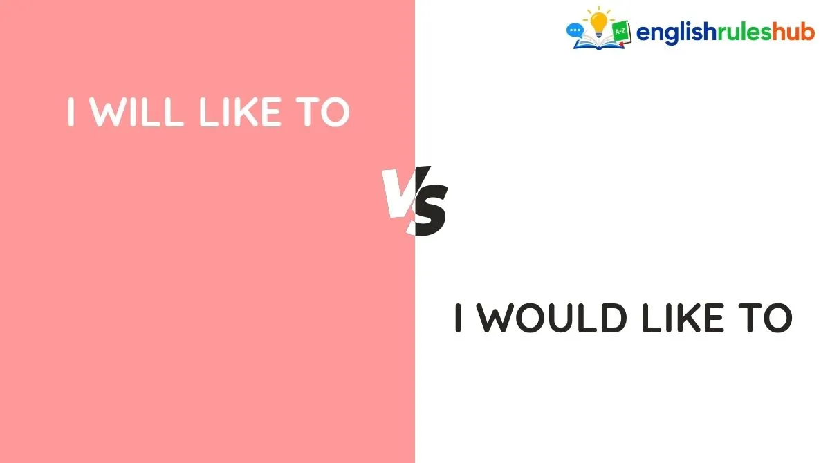 I Will Like To vs I Would Like To