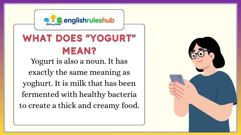 What Does "Yogurt" Mean?